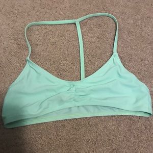 💜GIFTED💜 Light teal thin racerback bikini top